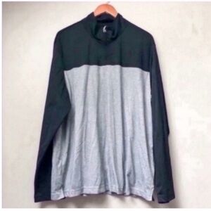 Men’s Lightweight Performance Pullover Black Gray